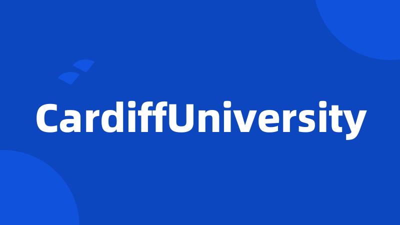 CardiffUniversity