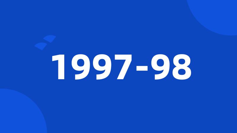 1997-98