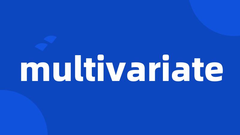 multivariate