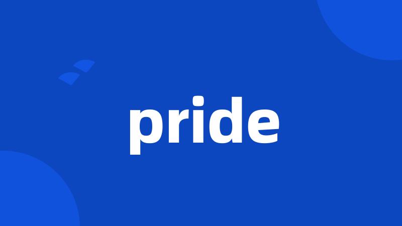 pride