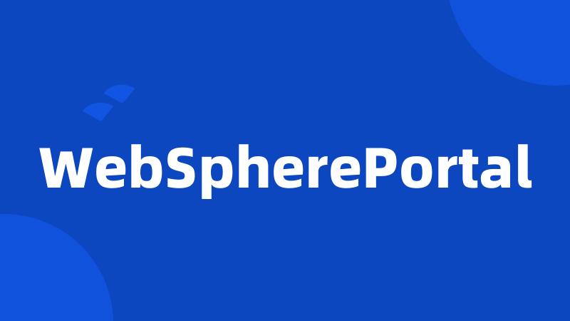 WebSpherePortal