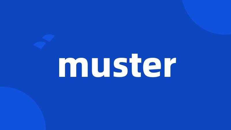 muster