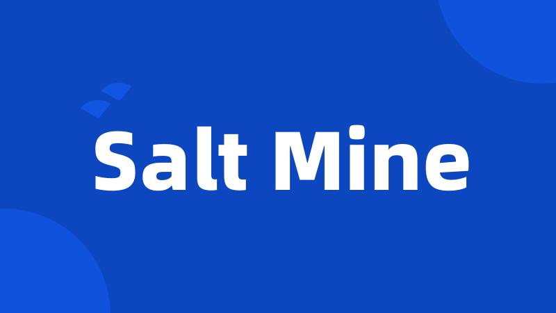Salt Mine