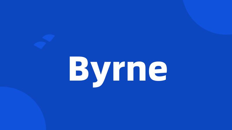 Byrne