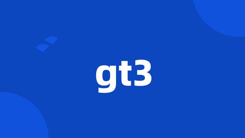 gt3