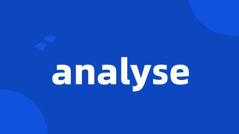 analyse