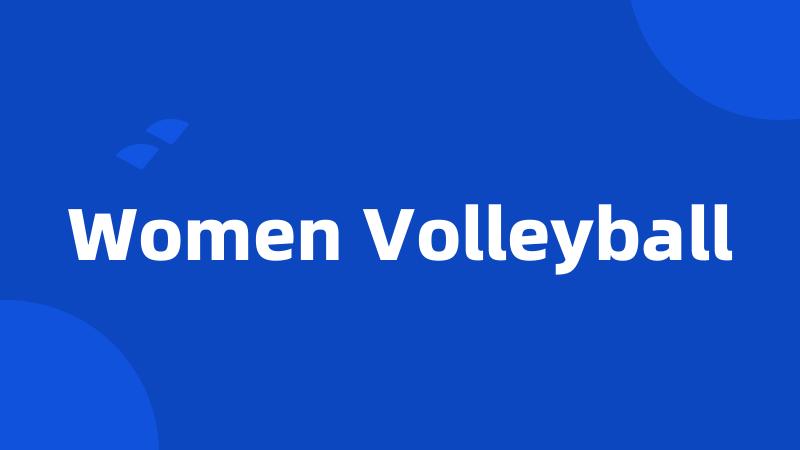 Women Volleyball