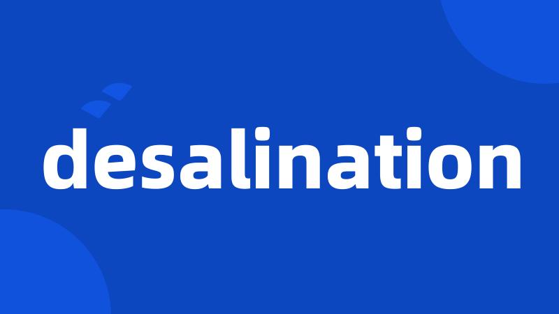 desalination