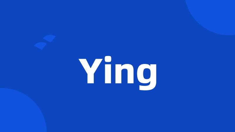 Ying