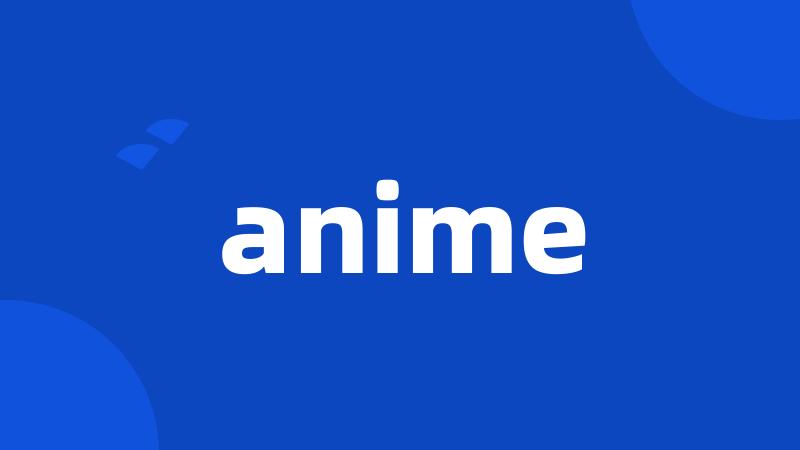 anime