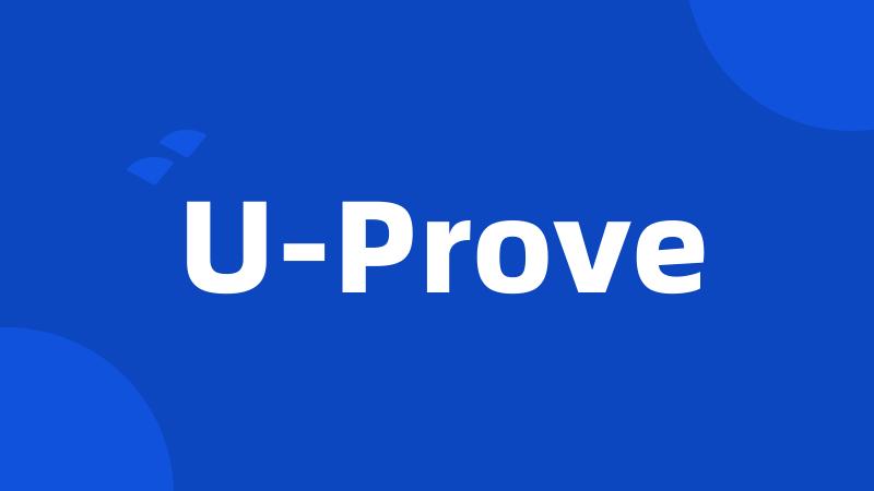 U-Prove