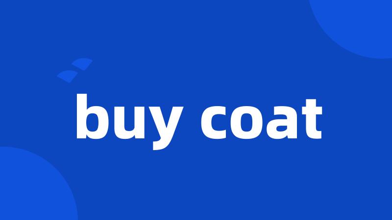 buy coat