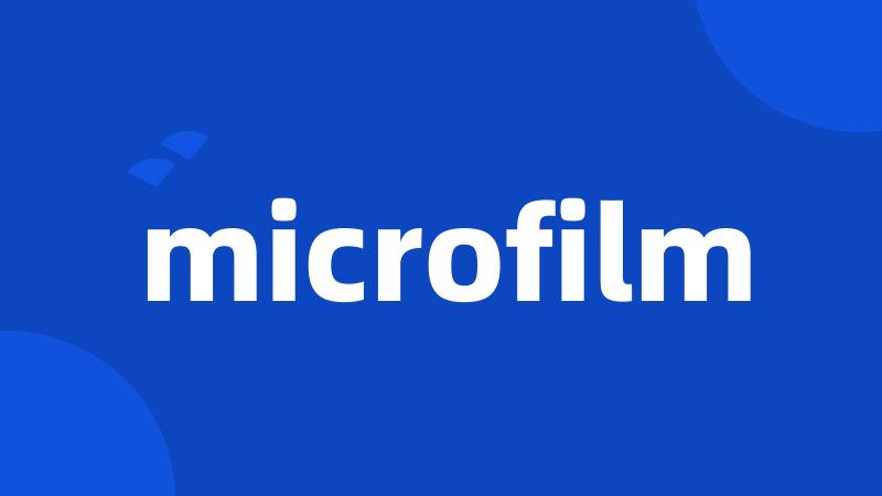 microfilm