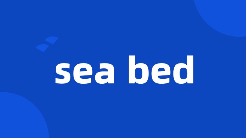 sea bed