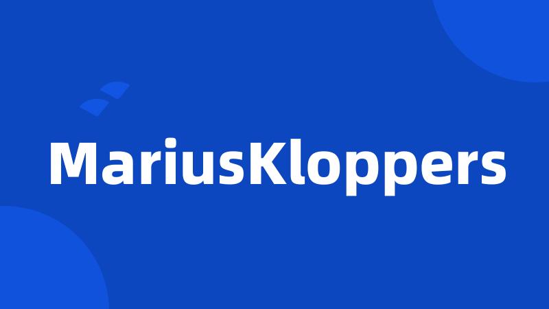 MariusKloppers