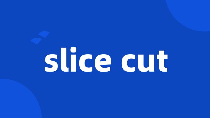 slice cut