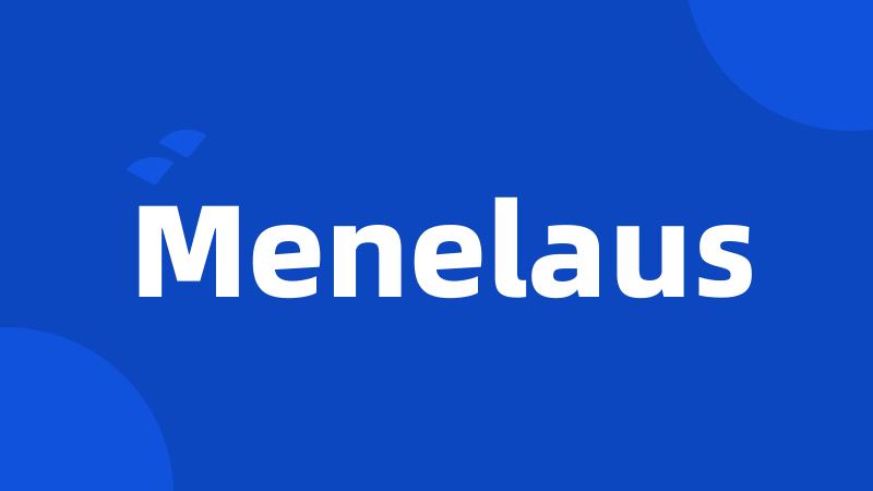 Menelaus