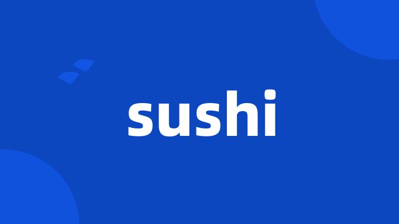 sushi