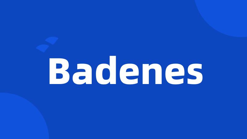 Badenes