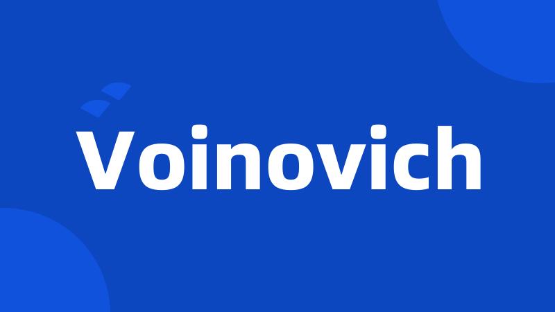 Voinovich