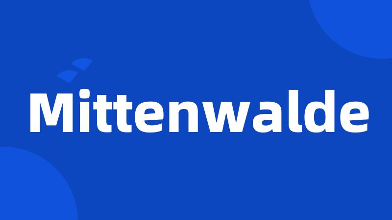 Mittenwalde