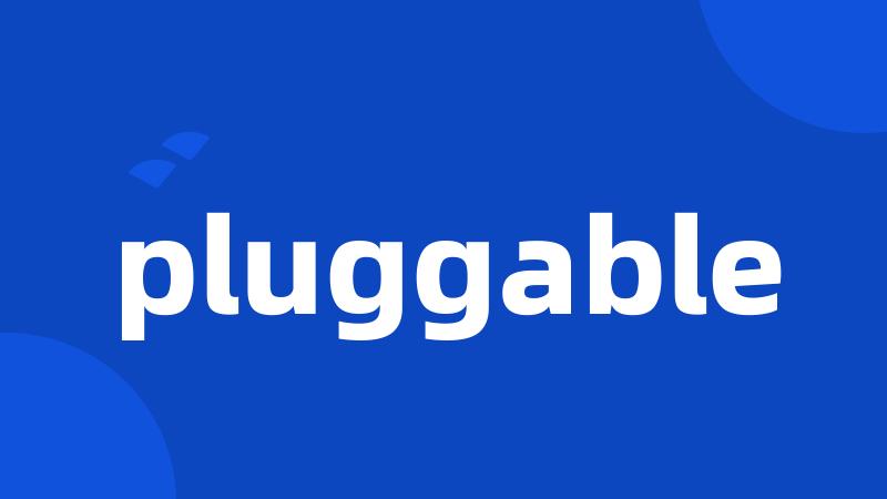 pluggable