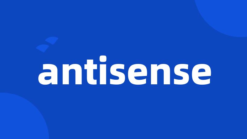 antisense