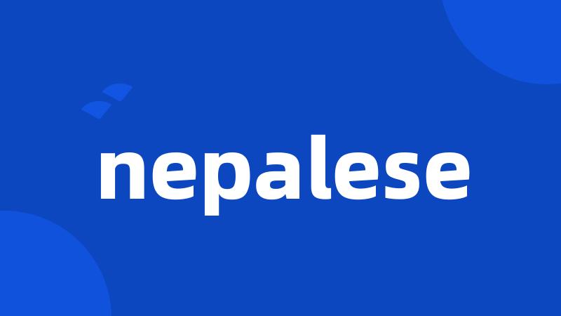 nepalese