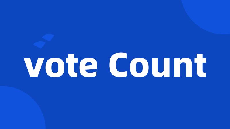 vote Count