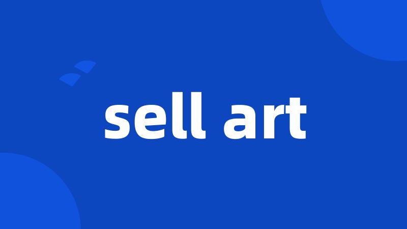 sell art