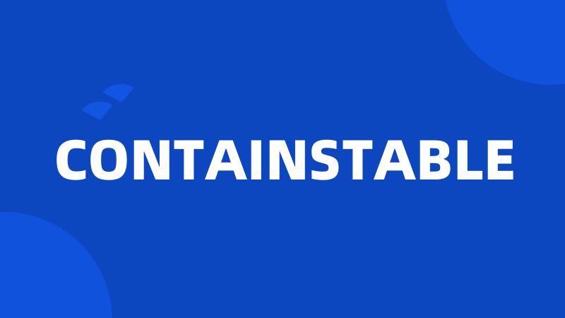 CONTAINSTABLE