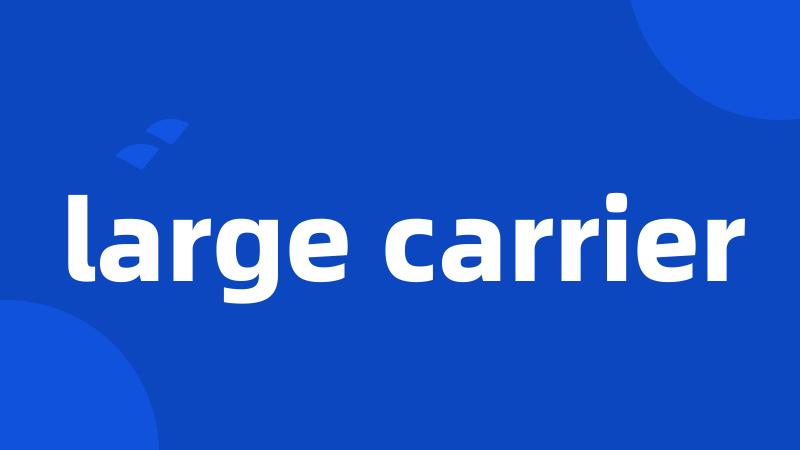 large carrier