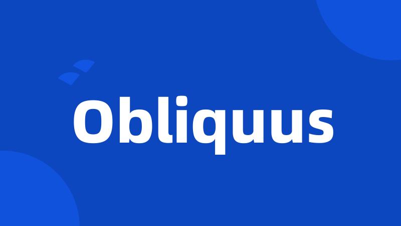 Obliquus