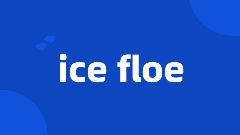 ice floe