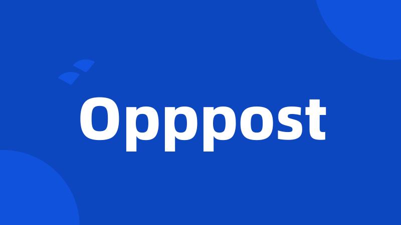 Opppost