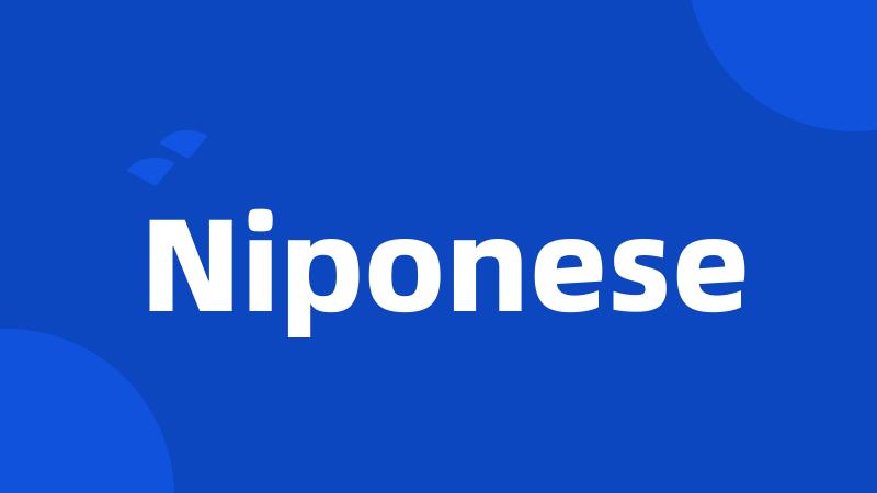 Niponese