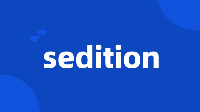 sedition