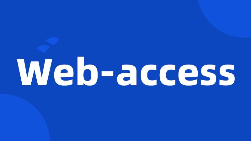 Web-access