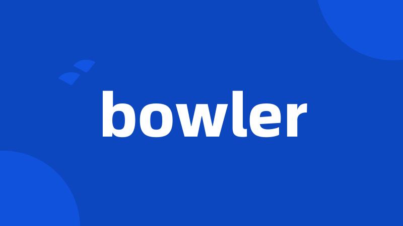 bowler