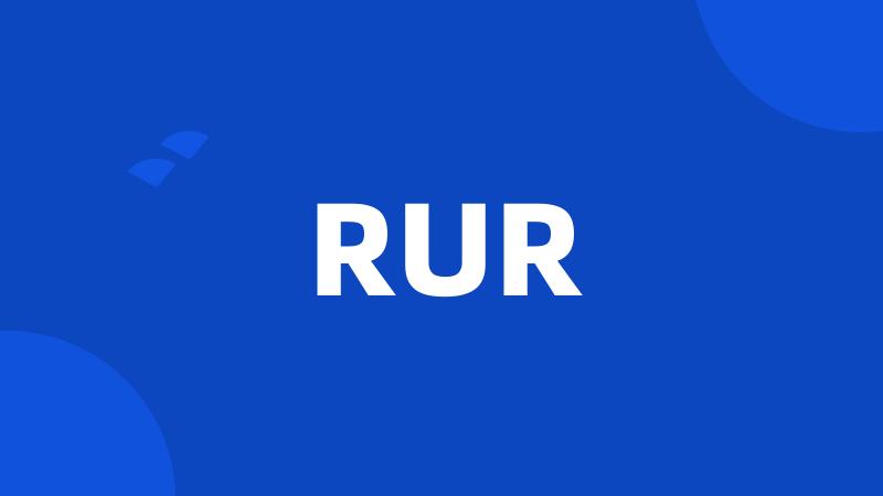 RUR