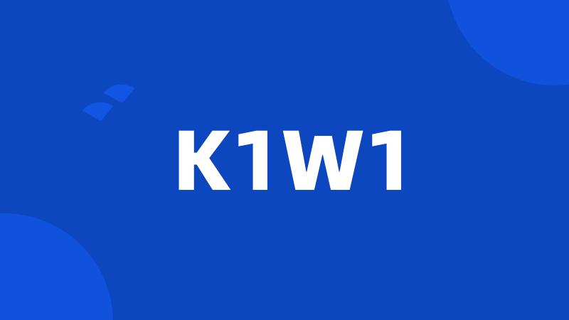 K1W1