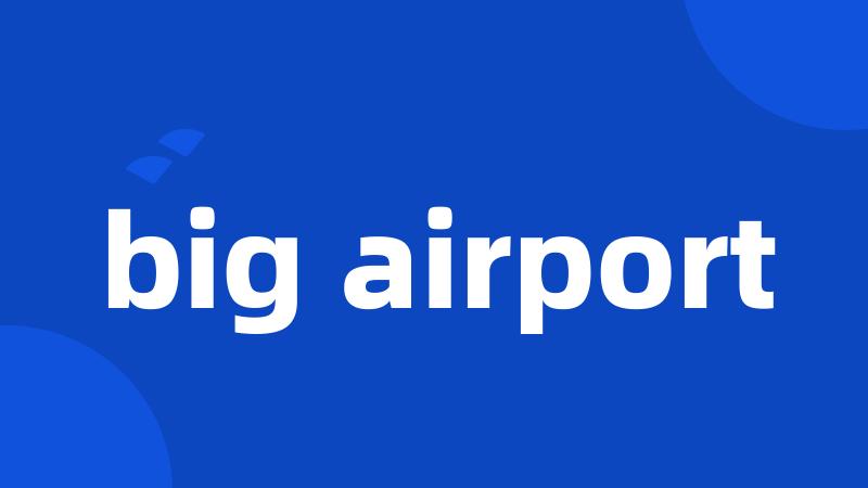 big airport