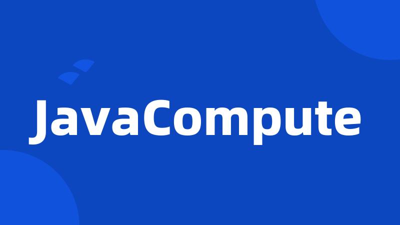 JavaCompute