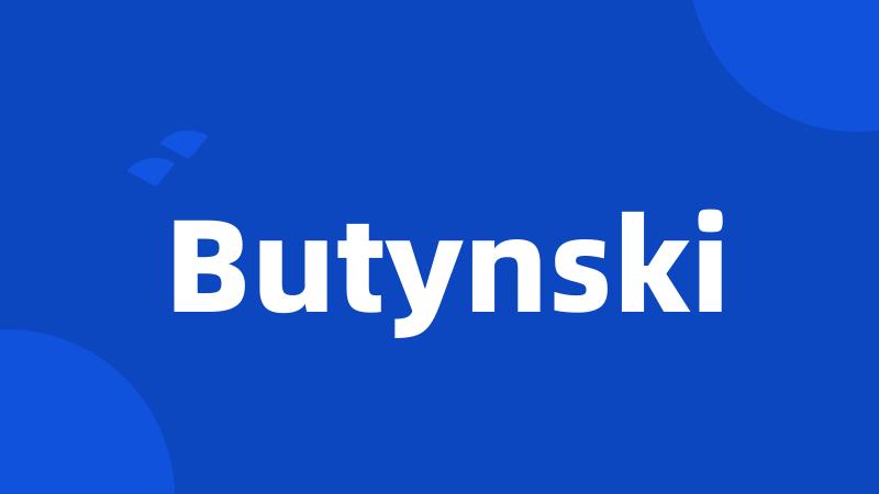 Butynski