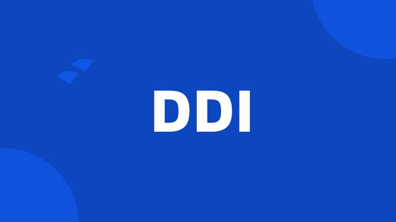 DDI