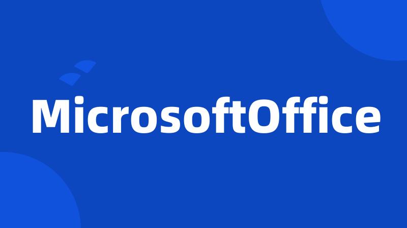 MicrosoftOffice