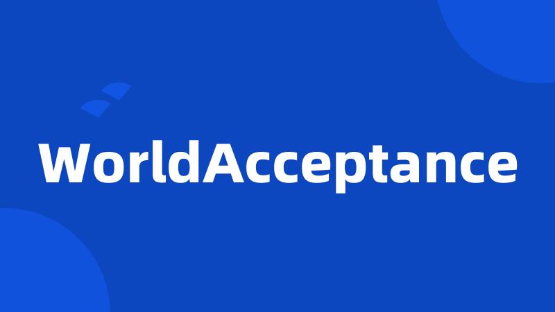 WorldAcceptance