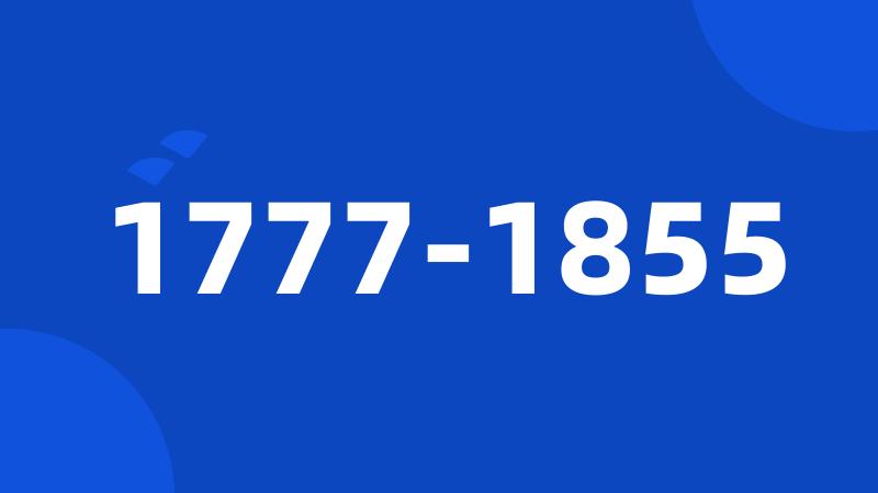 1777-1855