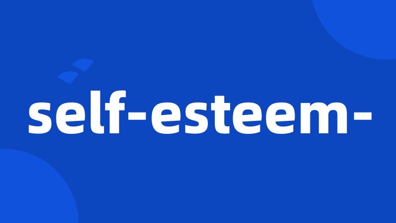 self-esteem-