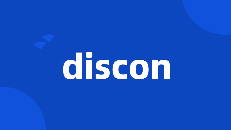 discon